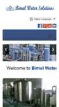 Mobile Screenshot of bimalwater.com